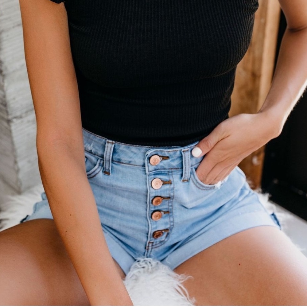 🔸KanCan denim shorts